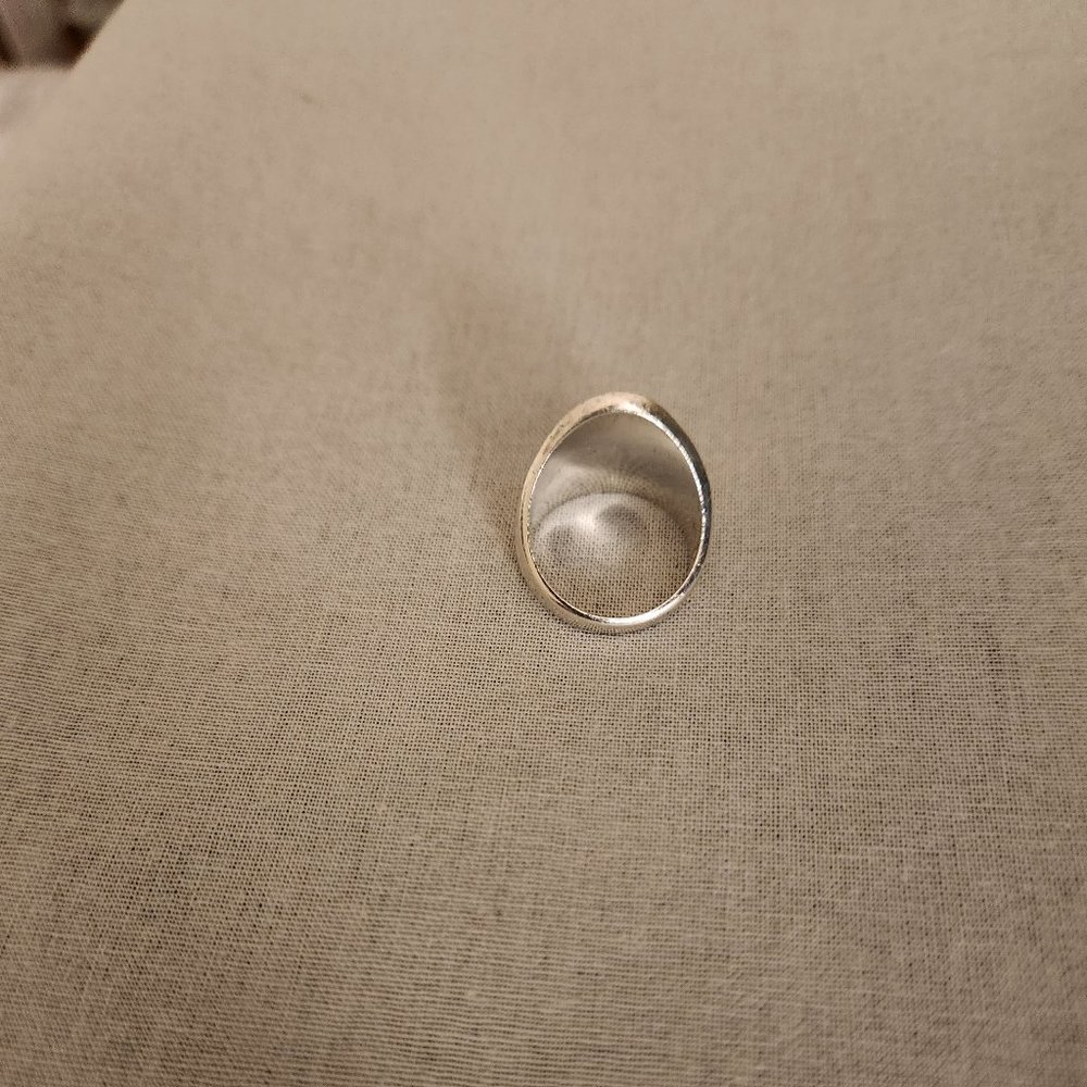 Solid Sterling Silver "Dome" Ring - image 2
